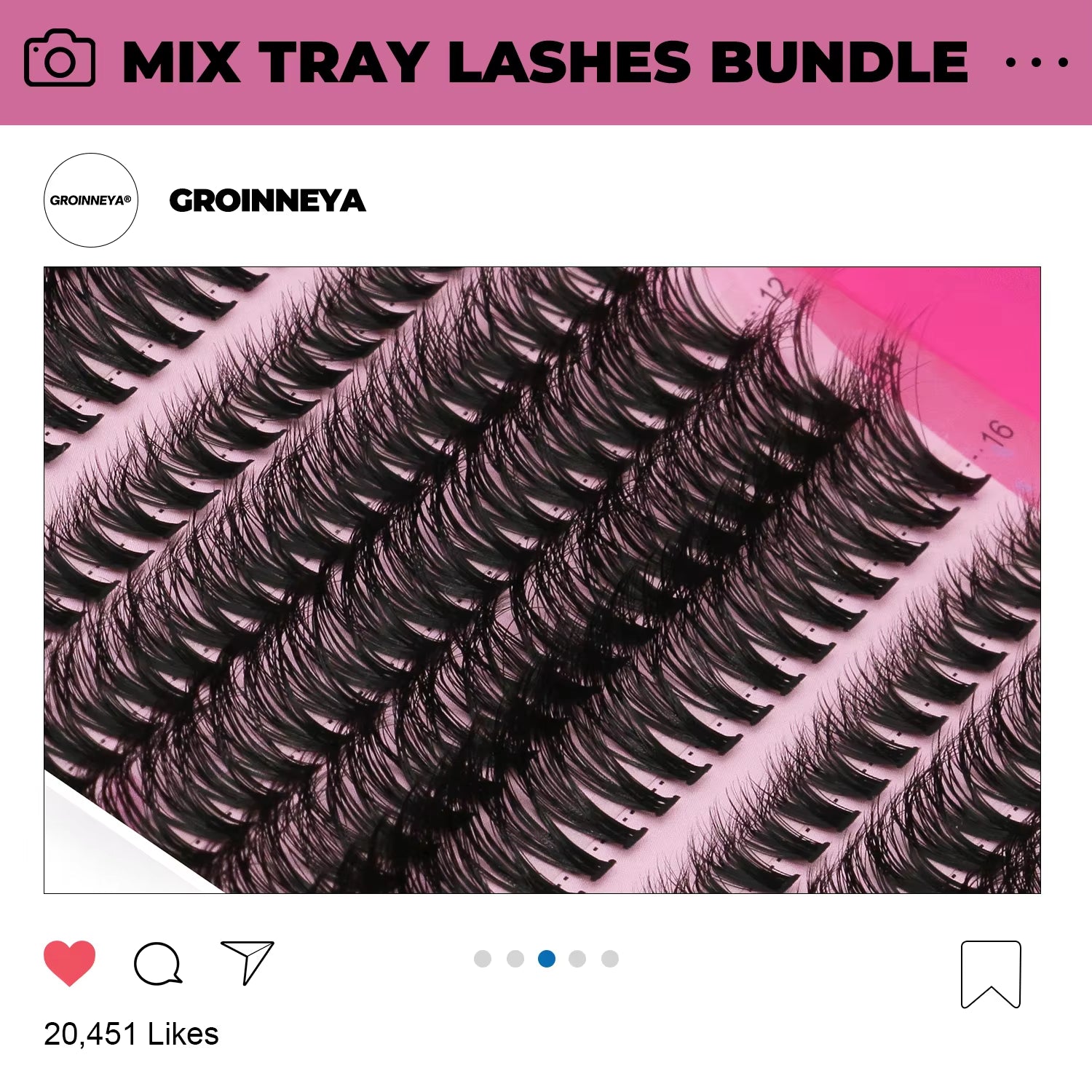 DIY Lashes Extension Kit Individual Lashes Clusters Faux Mink Eyelash Extension Mix Set with Lash Bond and Seal Makeup